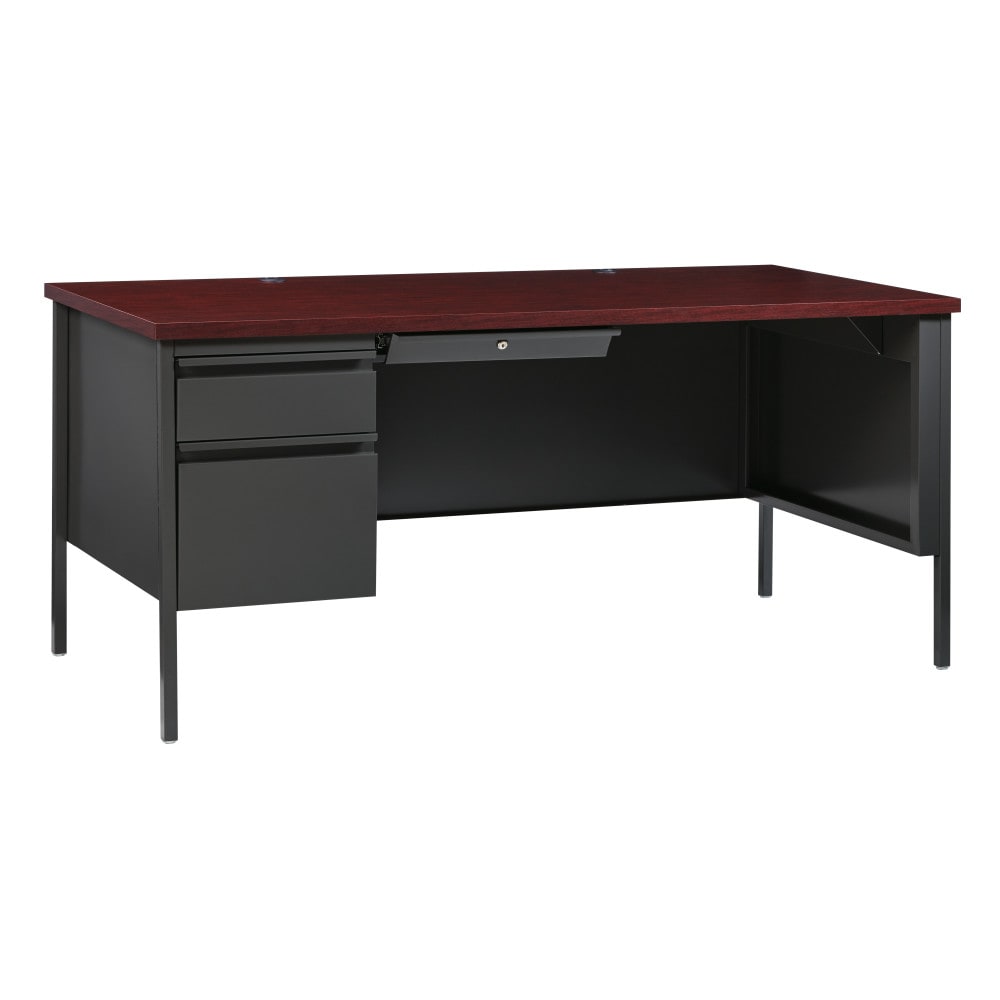 GuestSupply US | Hirsh Left-Hand Single Pedestal File Office Desk
